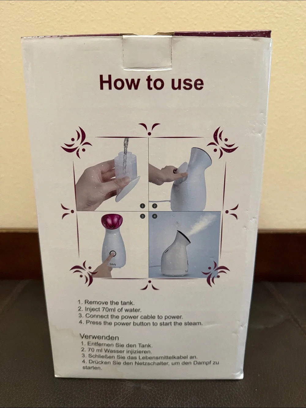 Wolady Facial Steamer, a 3-in-1 Home Spa & Skincare Device
